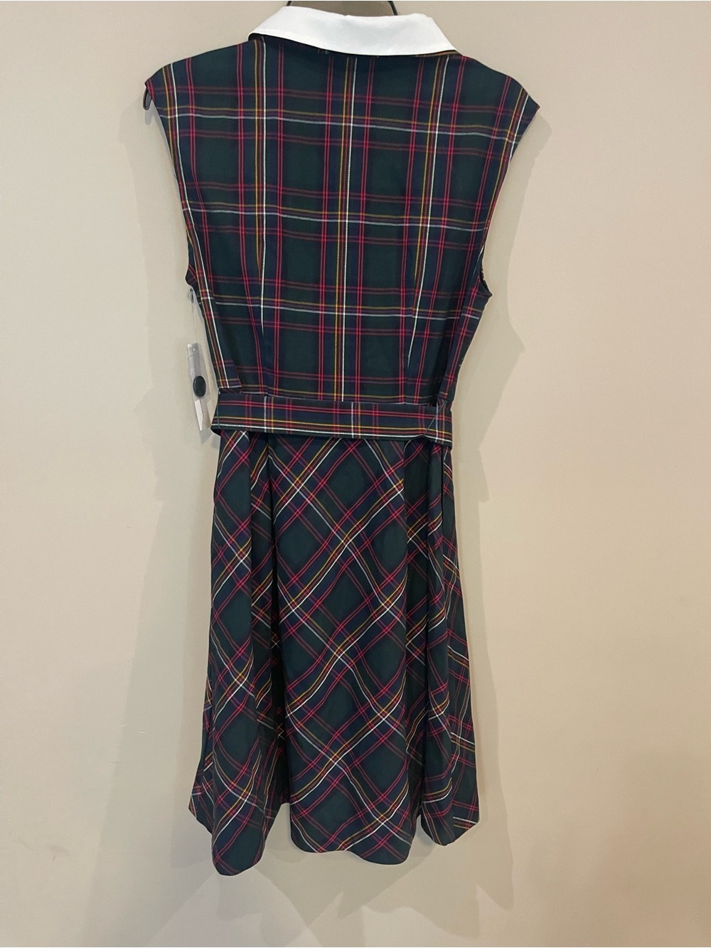 Modcloth Plaid Dress with White Collar - Picture 6 of 8